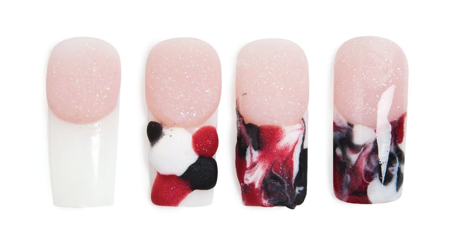 Marbleized Acrylic French