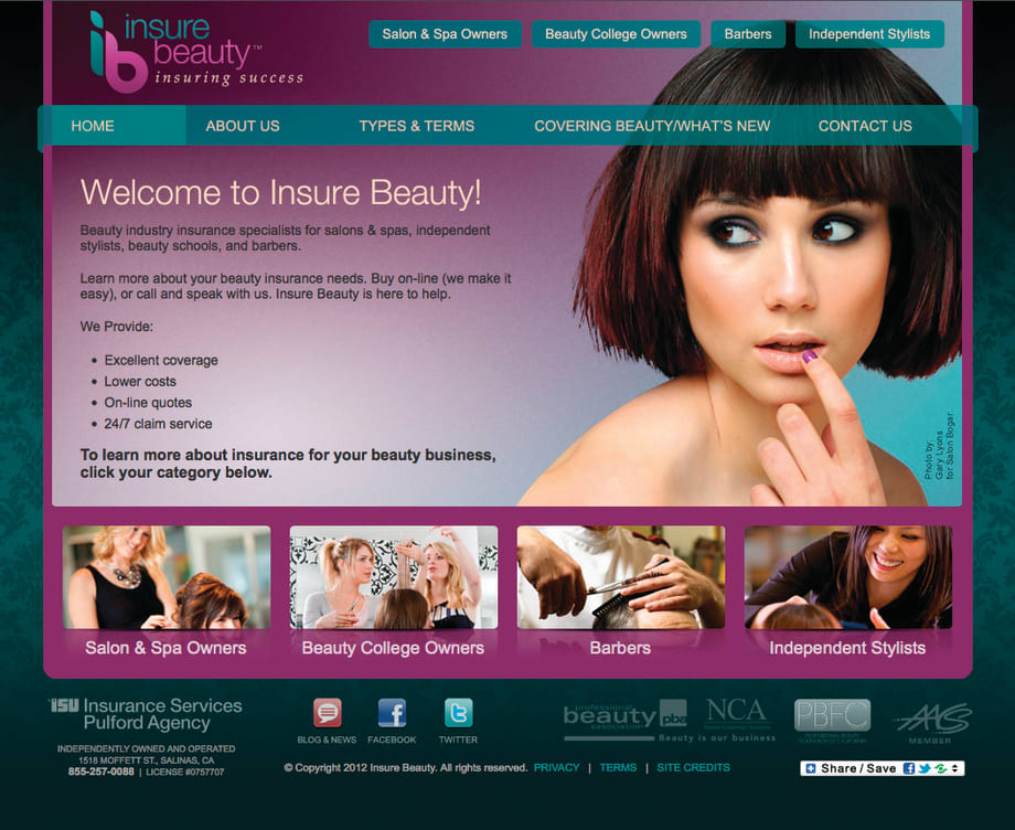 Websites Worth Watching: Insure Beauty
