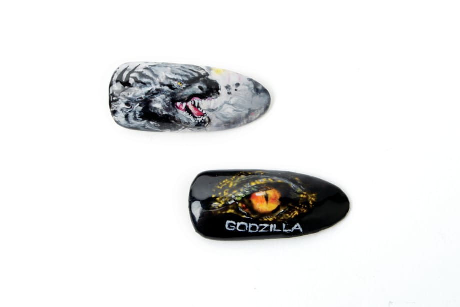 King of the Monsters: Godzilla Nail Art