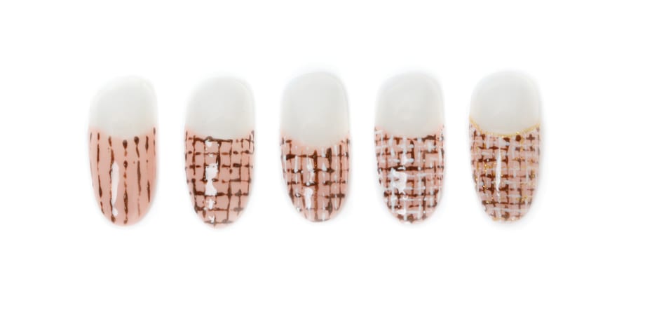 Classic Tweed Nails
