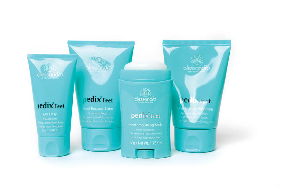 A Sea of Pedi Products from Alessandro
