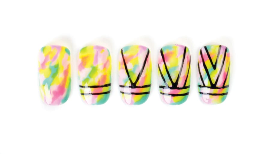 Nail Art Studio: Neon Abstract