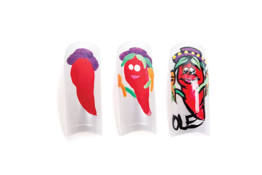 Nail Art Studio: Red Hot Chili Pepper