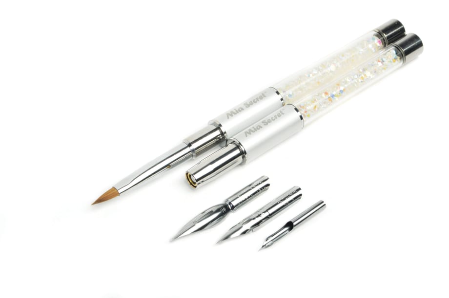 Stylograph and Kolinsky Nail Brush