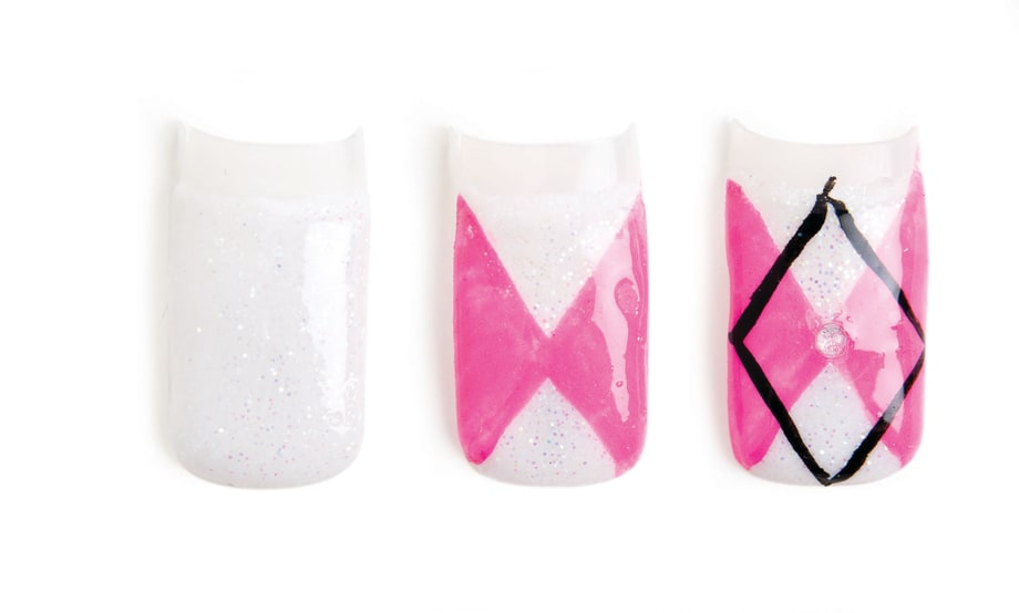 Pink Argyle