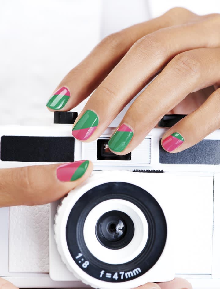 Behind the Scenes: Create the June 2012 Cover Color Block Nails