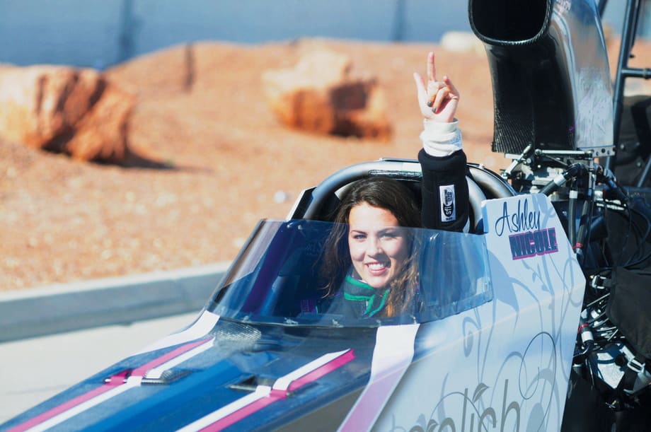 Gelish Sponsors Drag Racer Ashley Sanford