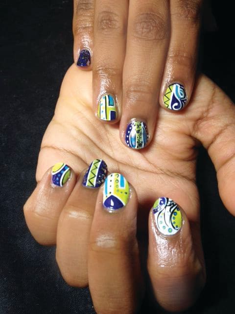 Math Is Fun: Geometric Nail Art Roundup