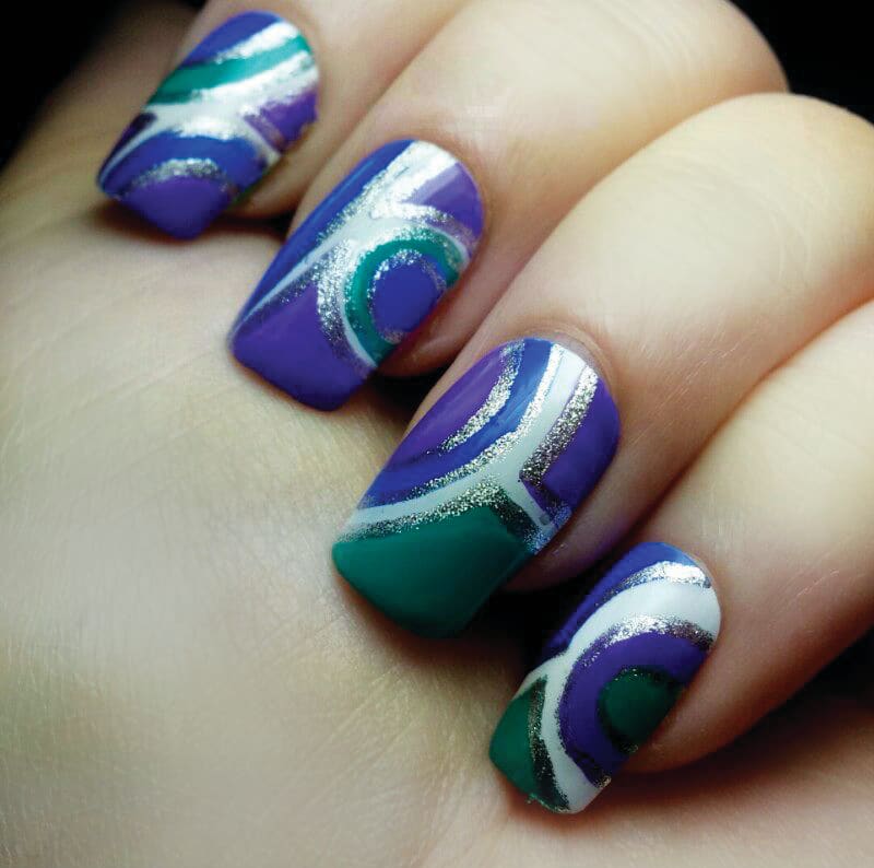 Math Is Fun: Geometric Nail Art Roundup