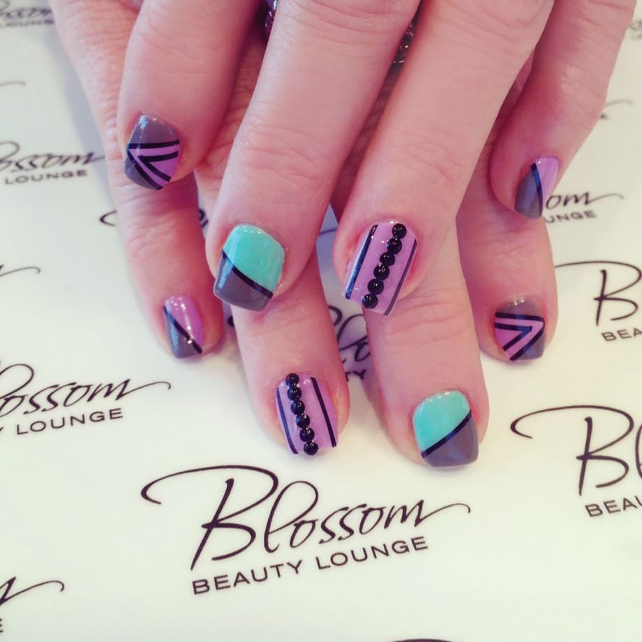Math Is Fun: Geometric Nail Art Roundup