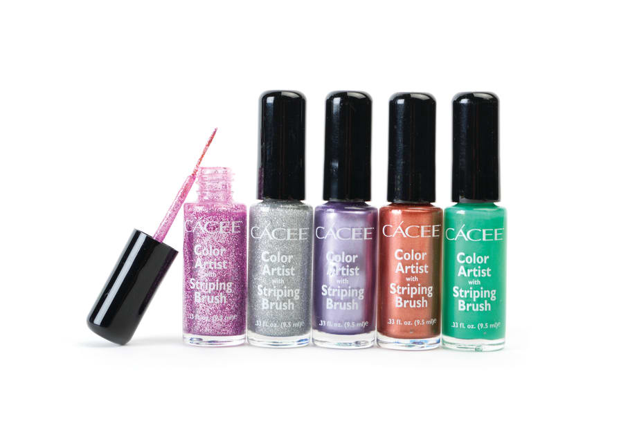Color Artist with Striping Brush polish