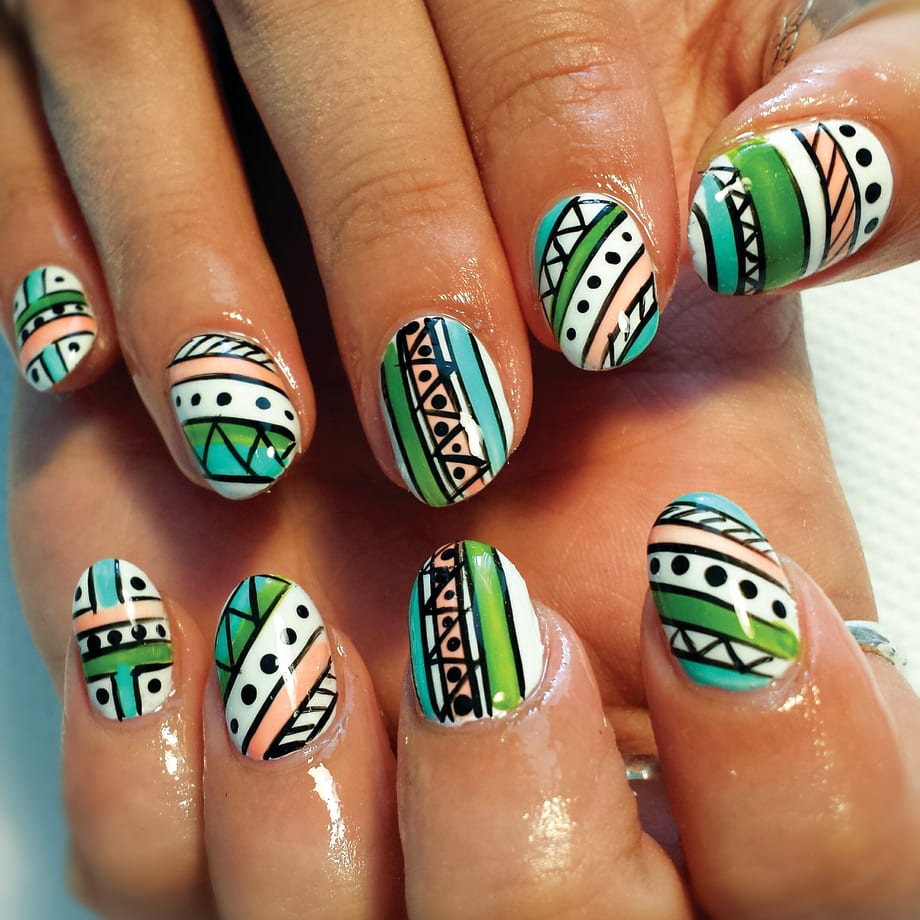 Tribal Revival: 30+ Nail Designs