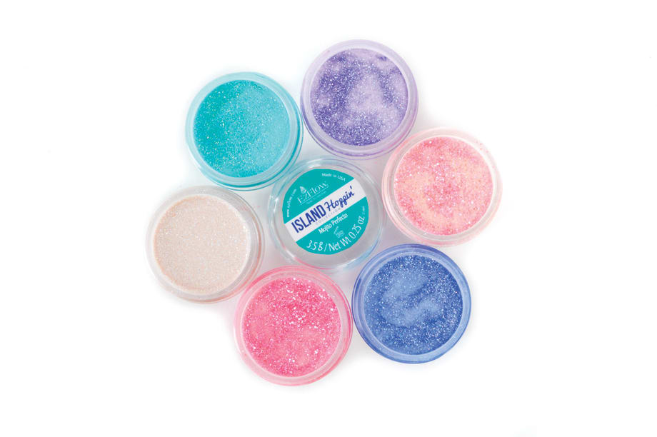 Boogie Nights Island Hoppin’ Collection Tropical Glitter Acrylic Powders