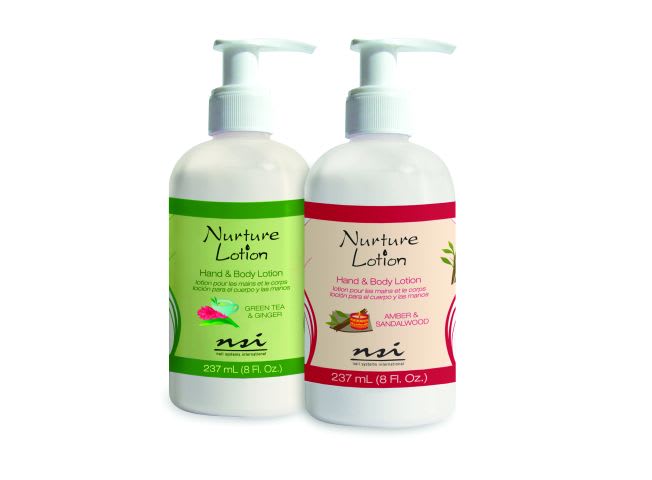 Nurture Lotions Green Tea & Ginger and Amber & Sandalwood