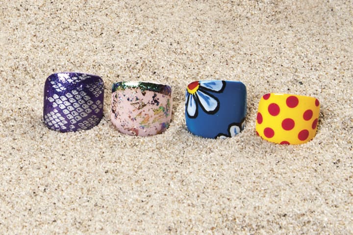 Nail Art: Toes in the Sand