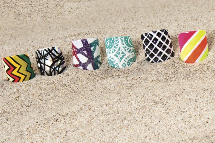 Nail Art: Toes in the Sand