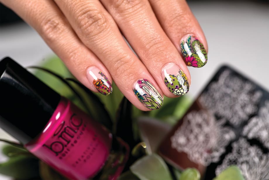 Bundle Monster Boho Bouquet Nail Art