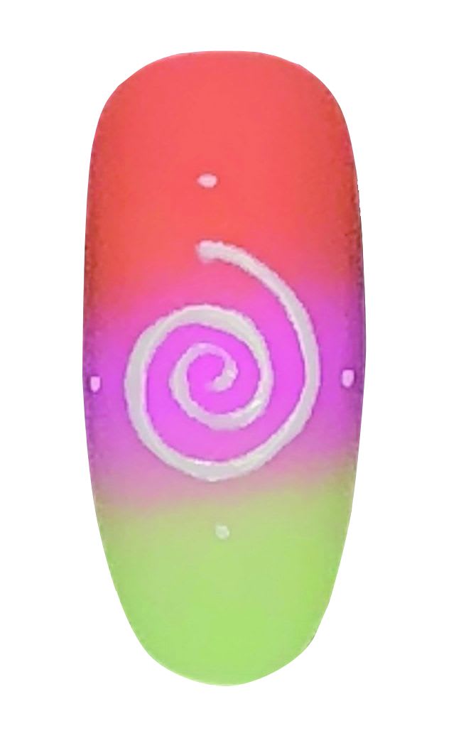 LeChat Summer Sugar Spiral Nail Art