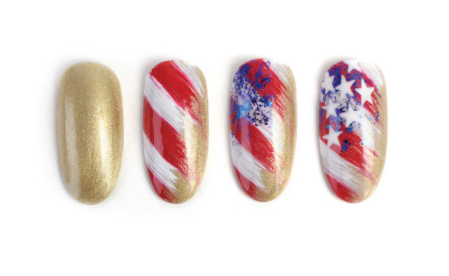 Nail Art Studio: Perfectly Imperfect American Flag