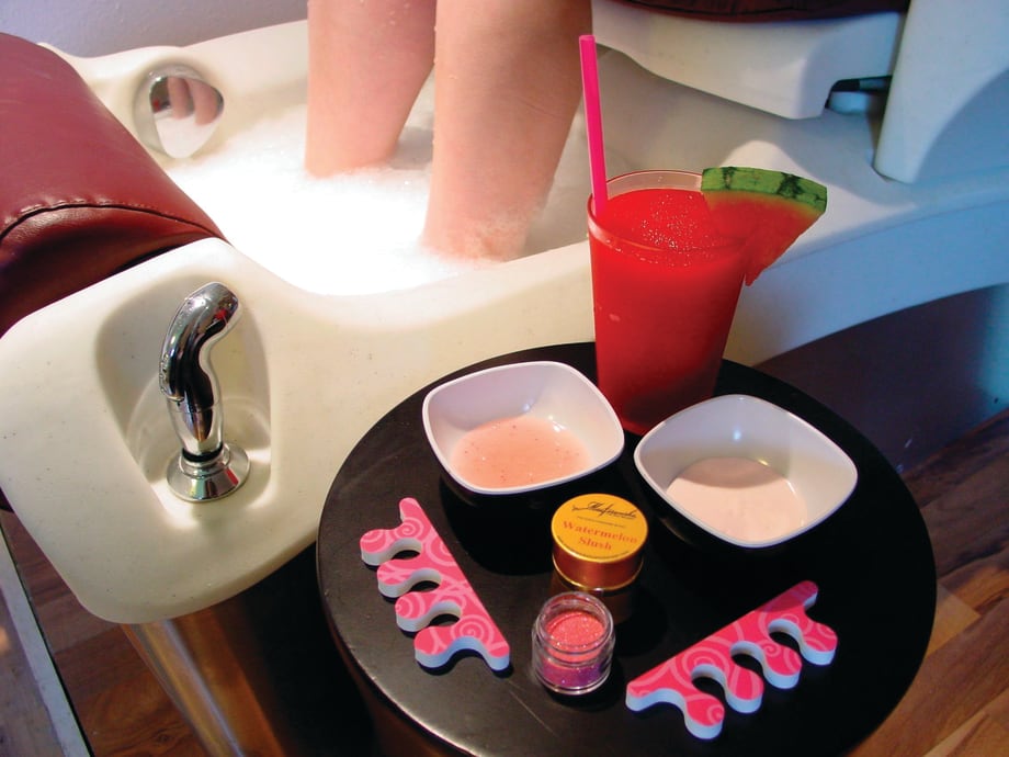 Watermelon Slush Pedicure