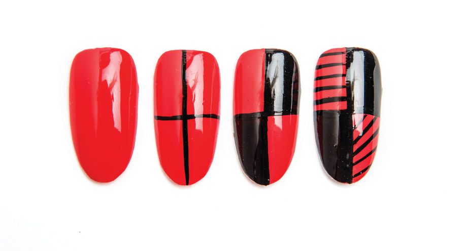 Red and Black Criss-Cross