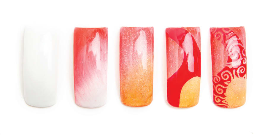 Etched Ombré Swirl