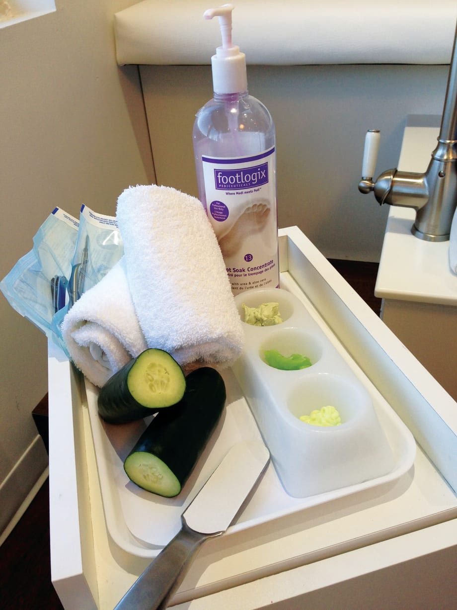 Signature Services: French Garden Pedicure — Fresh Cucumber