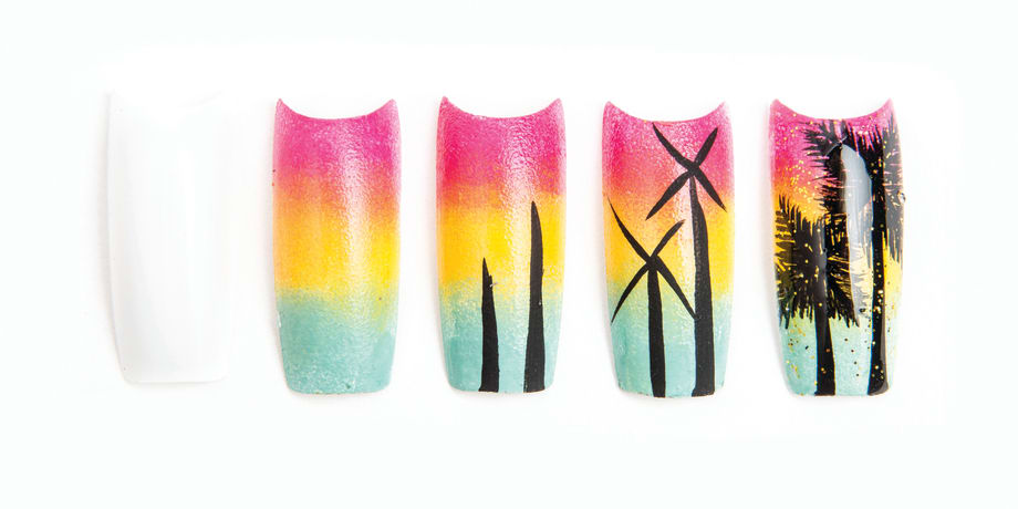Nail Art Studio: Florida Ombre Sunset