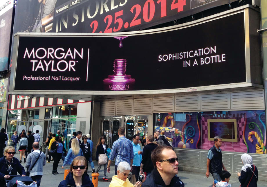 Morgan Taylor Appears on Broadway
