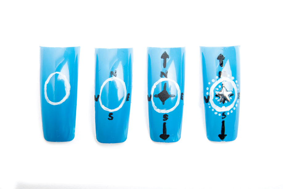 Nail Art Studio: Nautical Compass