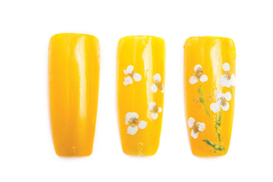 Simple Spring Nail Art Project for Students