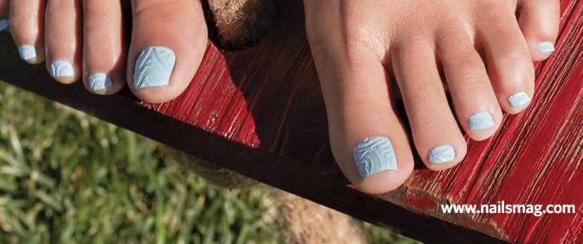 Behind the Scenes: Sand On Your Toes Nail Art