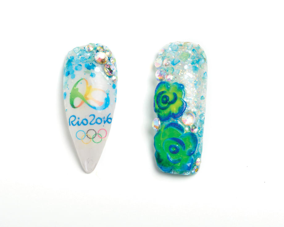 Rio Imagined: Olympic-Themed Nail Art