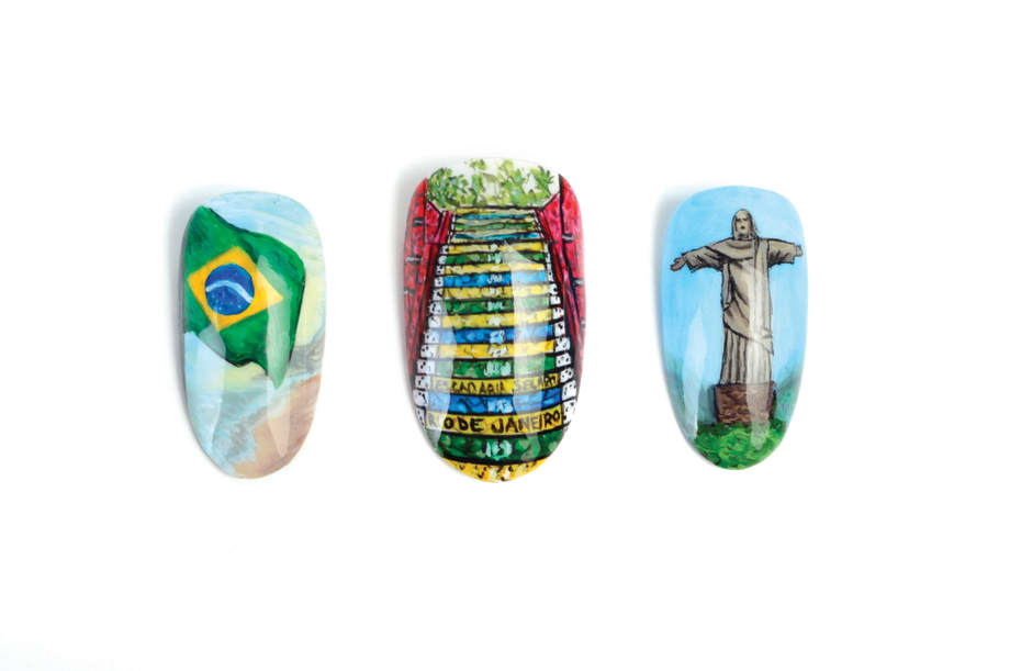 Rio Imagined: Olympic-Themed Nail Art
