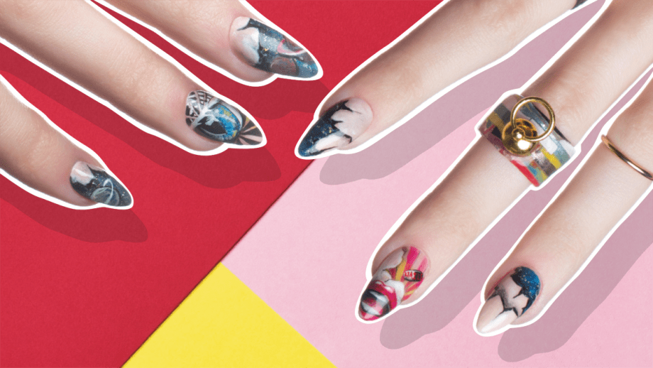 Detailed Pop Art Nails Tutorial