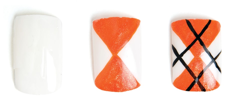 Orange Argyle