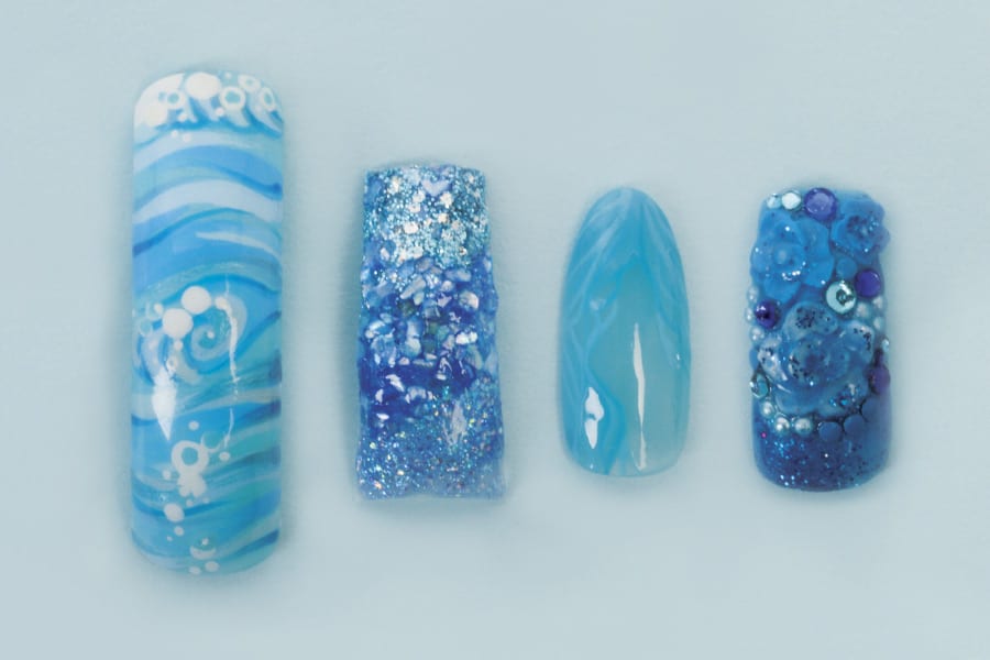 68 Monochromatic Nail Art Designs