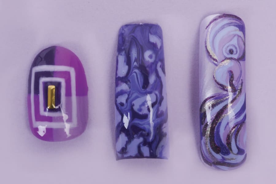 68 Monochromatic Nail Art Designs