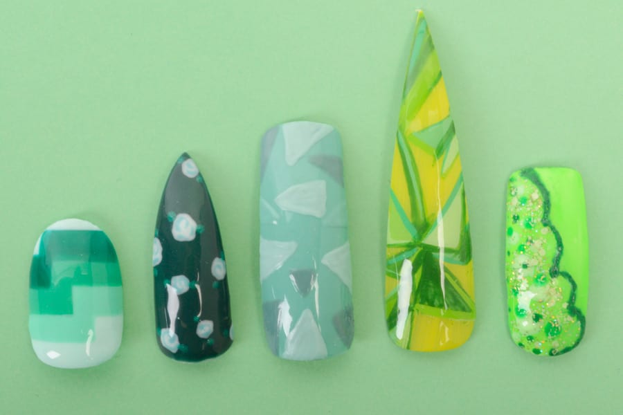 68 Monochromatic Nail Art Designs
