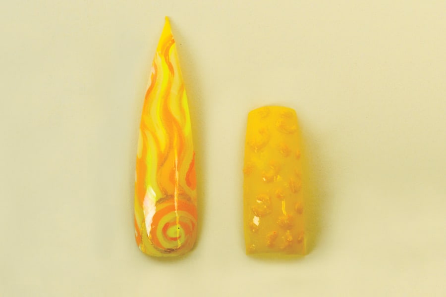 68 Monochromatic Nail Art Designs