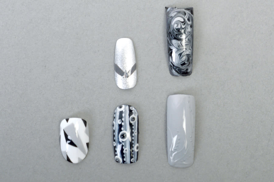 68 Monochromatic Nail Art Designs
