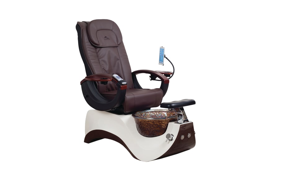 Alden Crystal Pedicure Chair