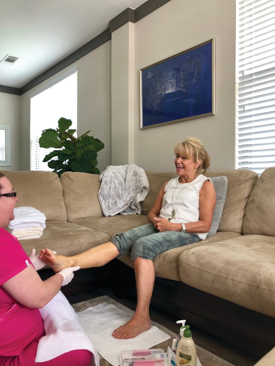 Concierge Company Introduces  On-Location Foot Care Service