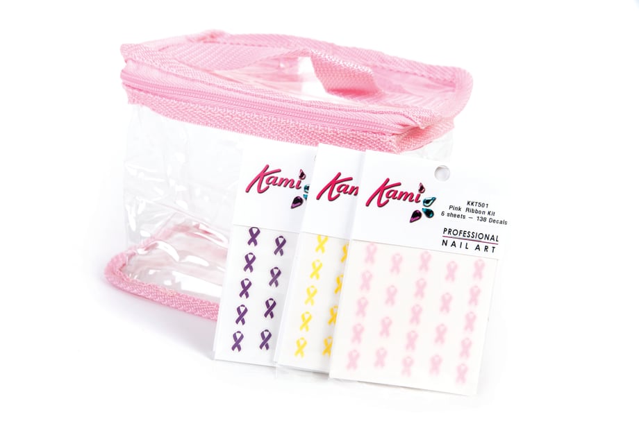 Kami Awareness Ribbon Nail Art Decals