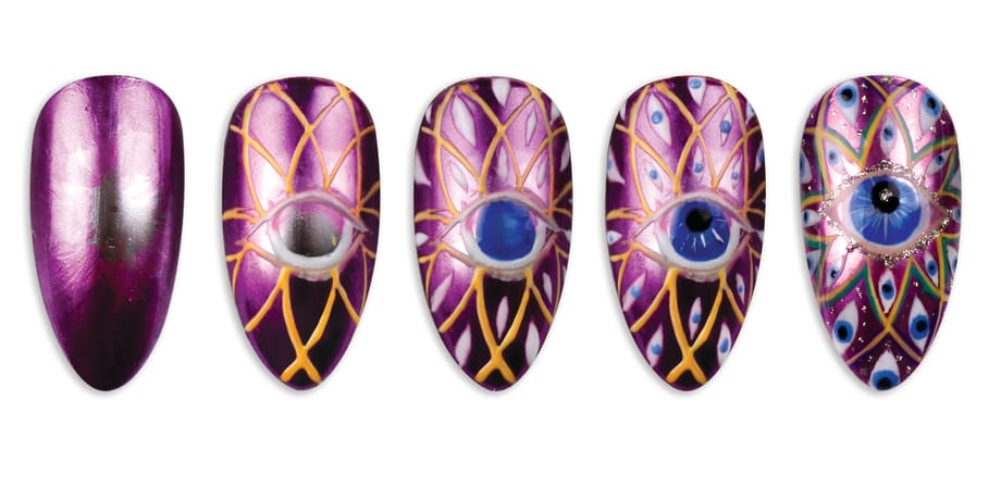Nail Art Studio: Chrome Eye