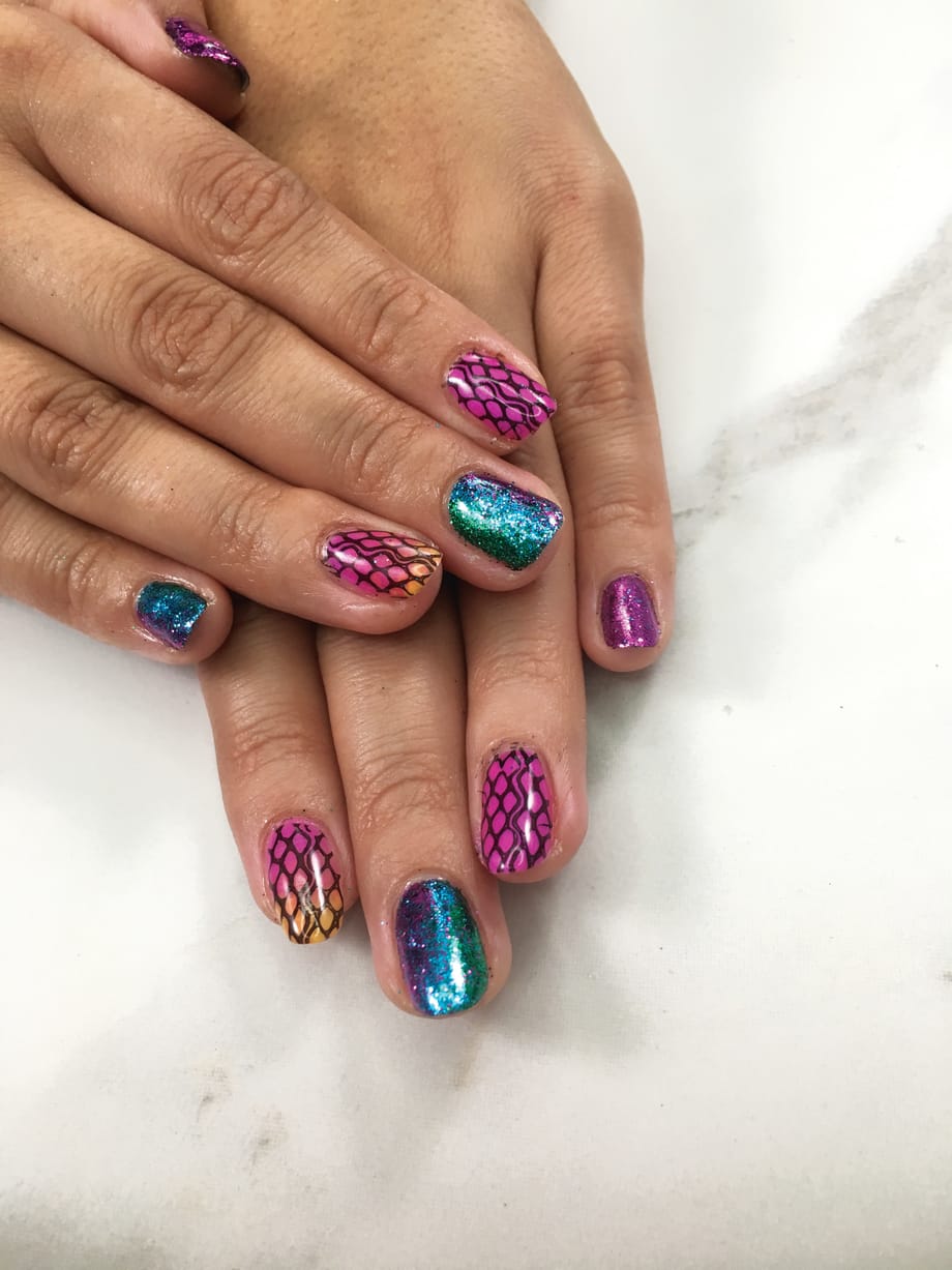 Mermaid Nail Art at Young Nails Headquarters (VLog #49)