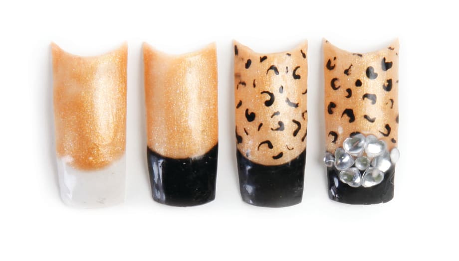 Blinged Out Cheetah French