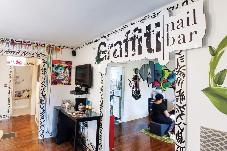 Salon Decor Reflects an Artist’s Soul