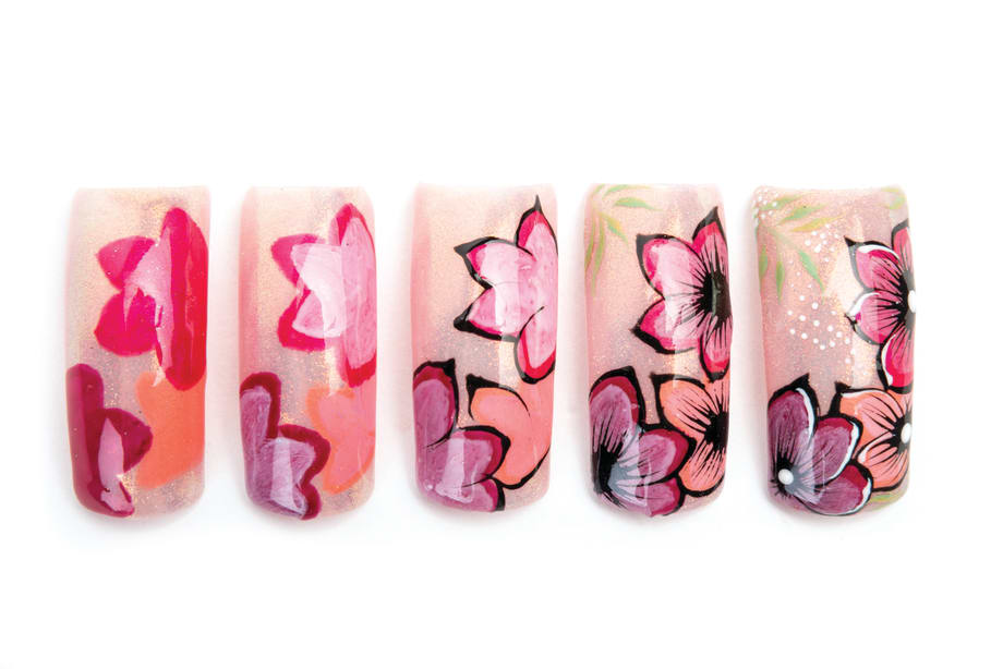 Nail Art Studio: Carmine Corollas