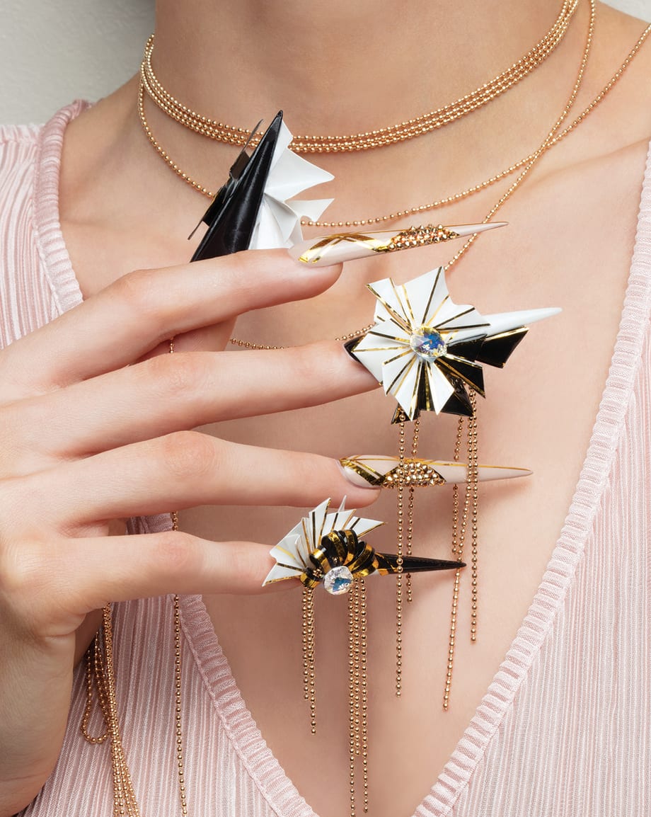 Behind the Scenes: Pleated Acrylic Stilettos